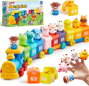 Play-Act - Train et animaux Montessori
