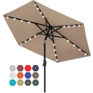 Parasol solaire Abccanopy avec &eacute;clairage led